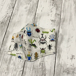 送料無料　マスク　サイズオーダー　昆虫　カブトムシ　クワガタ 3枚目の画像