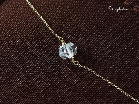 18金ハーキマーダイヤモンドのブレスレット"Sirius" 2枚目の画像