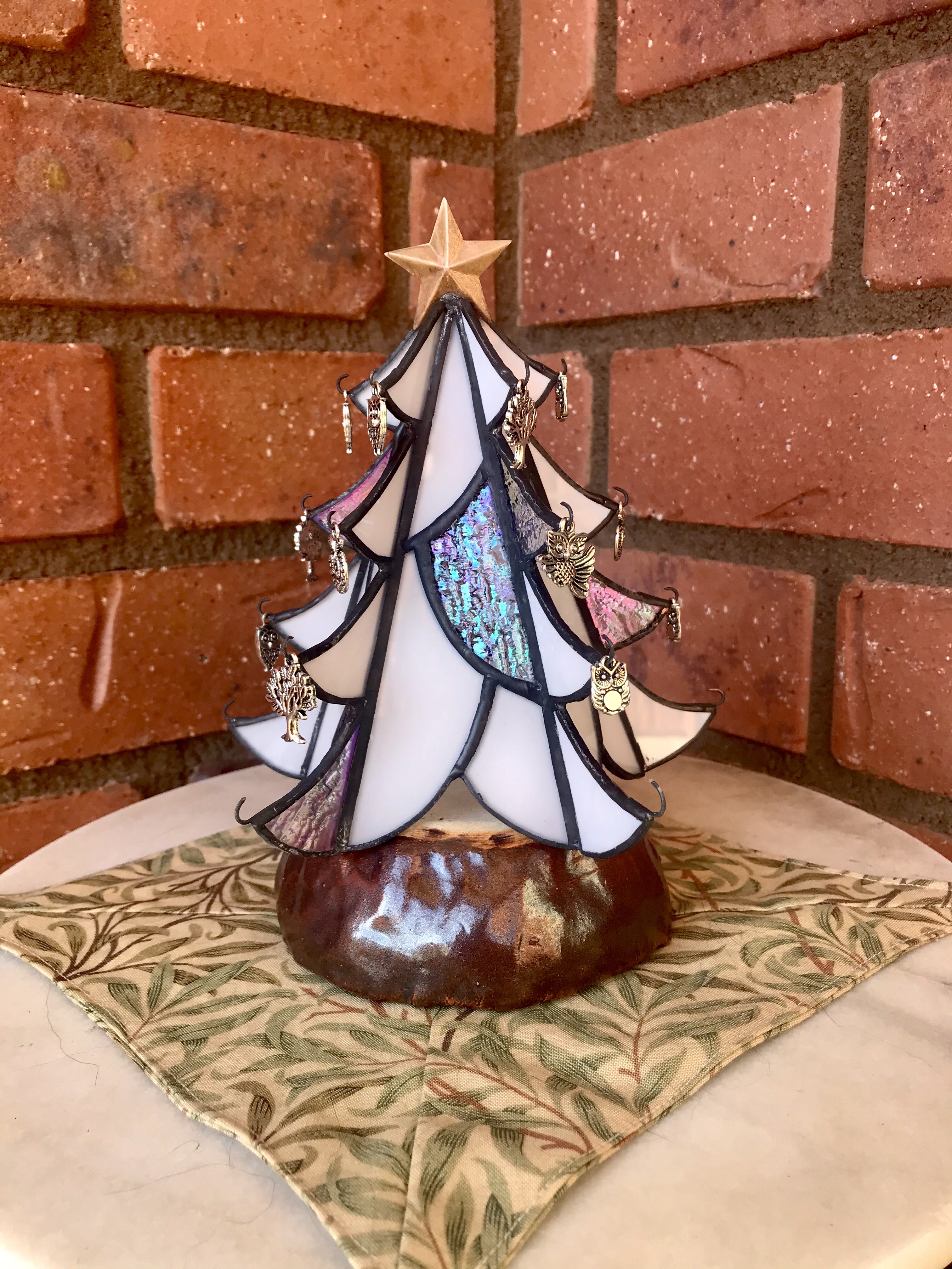 ステンドグラス ホワイトクリスマス