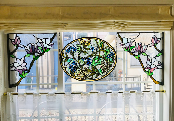 壁掛け ステンドグラス Amazon.co.jp: NC ステンドグラスの窓壁掛け、ステンドグラスの窓