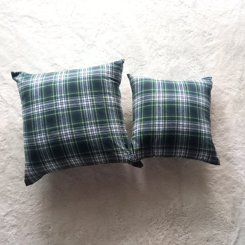 クッションカバー*タータンチェック*秋冬起毛加工*コットン100