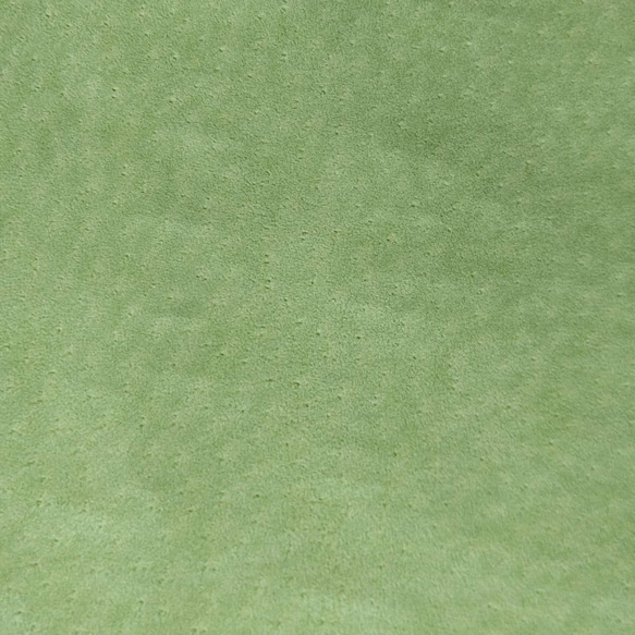 【訳あり】※送料無料※　豚革（スウェード）グリーン　６ｄｓカット済　レザー　スエード　ピッグスキン 2枚目の画像