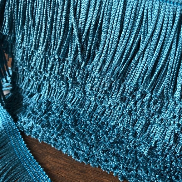 フランス製フリンジ　ブレード　ブルー（50ｃｍ単位） 3枚目の画像