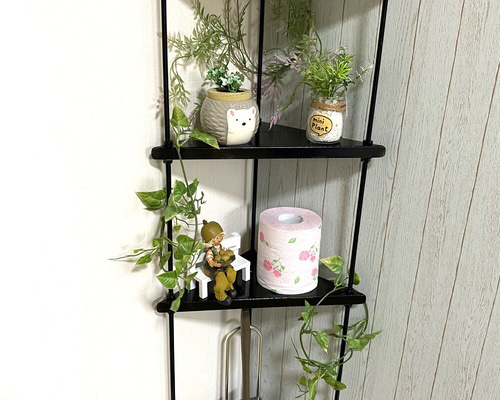 ルクルーゼ ブラック コーナーラック LE CREUSET コーナーラック 4段