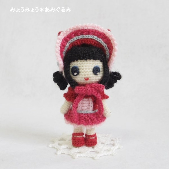 ごんちゃん様　あみぐるみ　女の子 ハンドメイド☆あみぐるみ☆ドール☆天使ちゃん☆青い目