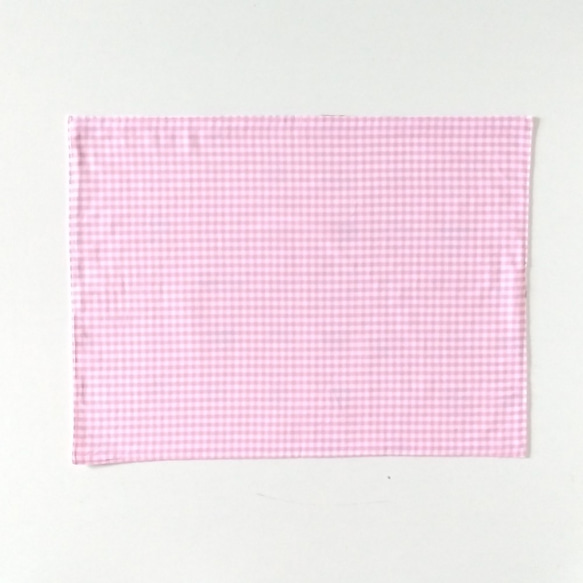 30×40 ランチョンマット☆マカロン柄 給食 ピンク 水色 2枚組 セット yuwa 女の子 4枚目の画像