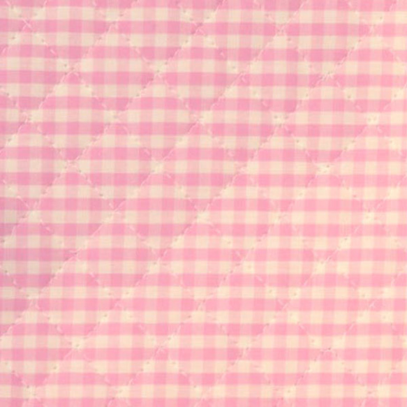 30×40 レッスンバッグ キルティング キルト マカロン柄 yuwa 女子 ピンク スイーツ ケーキ 通学 入学 入園 3枚目の画像