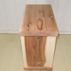 使い方いろいろ木製枠　腰かけ　本棚　キューブボックス　無垢材　国産材　杉材 4枚目の画像