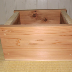 使い方いろいろ木製枠　腰かけ　本棚　キューブボックス　無垢材　国産材　杉材 5枚目の画像