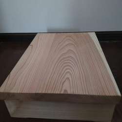 木製踏み台　玄関台　杉材　国産材　簡易型 3枚目の画像