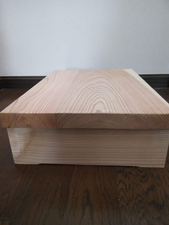 木製踏み台　玄関台　杉材　国産材　簡易型 5枚目の画像