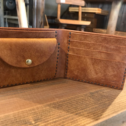 haaki Leather 二つ折り財布 3枚目の画像