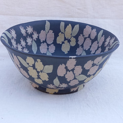 練り込み 薔薇文 丼 マット釉薬 お椀・ボウル・鉢 SUN CRAFTS 通販