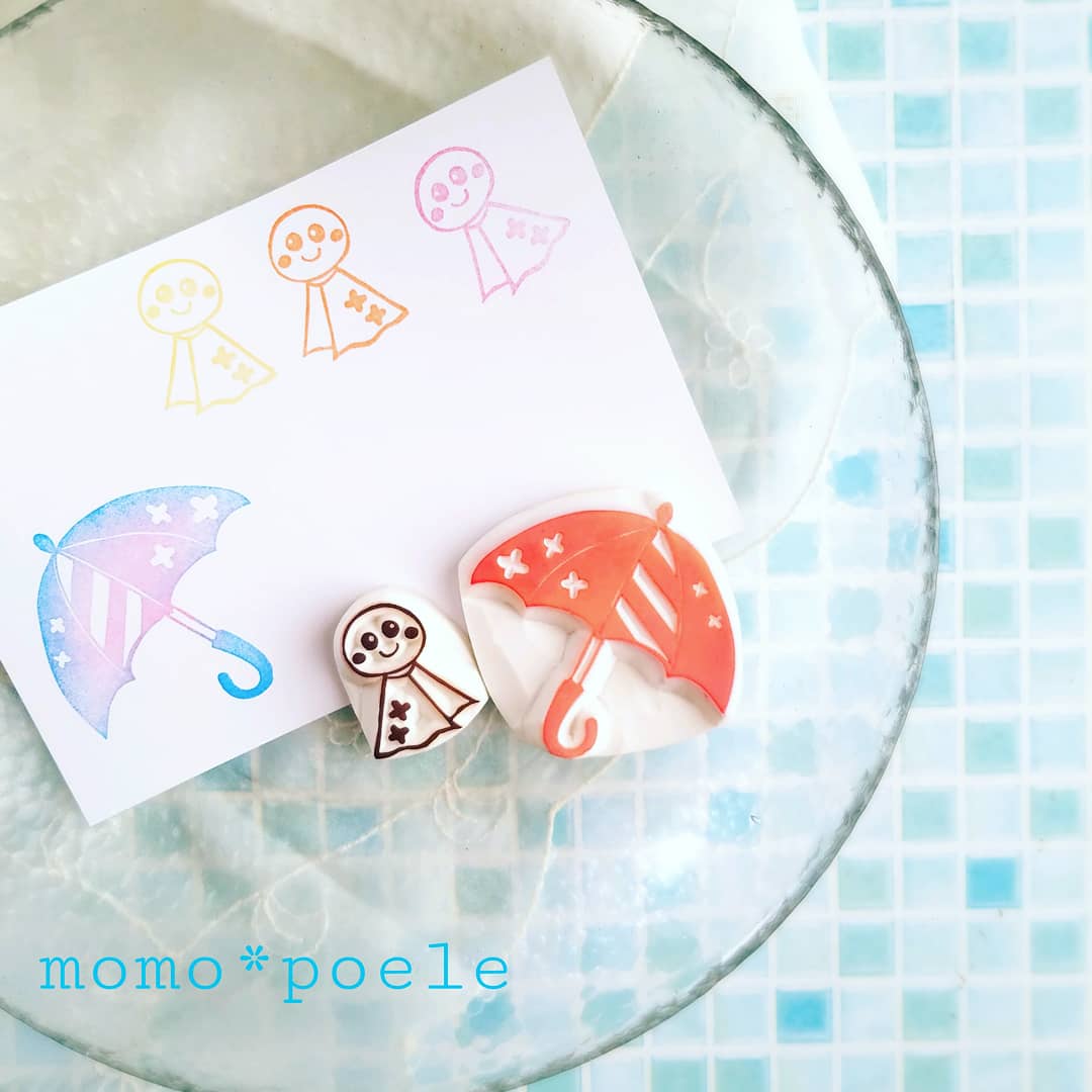 てるてる坊主セット 消しゴムはんこNo.162