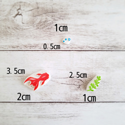 艶っぽい金魚のはんこセット【6月・7月初夏の消しゴムはんこ】 4枚目の画像