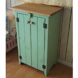 オーダー家具♥水色の食器棚 その他家具 BlueBlueDaisy 通販 1126583