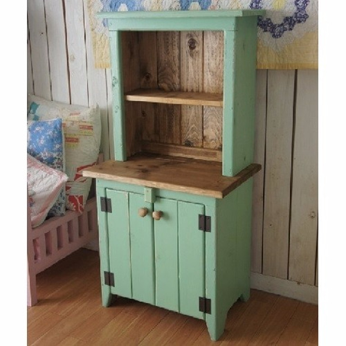 アンティークグリーン/ミニカップボード その他家具 BlueBlueDaisy