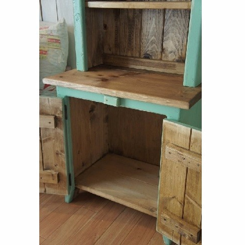 イタリア製ビンテージの緑のカップボード vsk-a3w_a.jpg