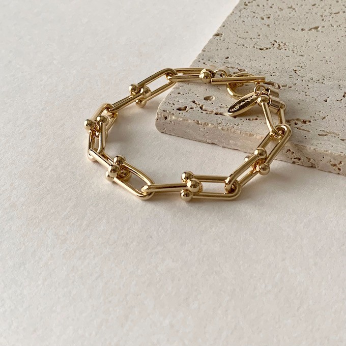 Chunky Gold Chain Bracelet