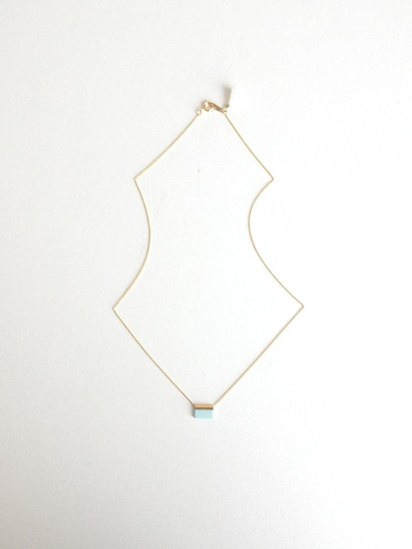 【2016 S/S】MINT & GOLD Necklace 3枚目の画像