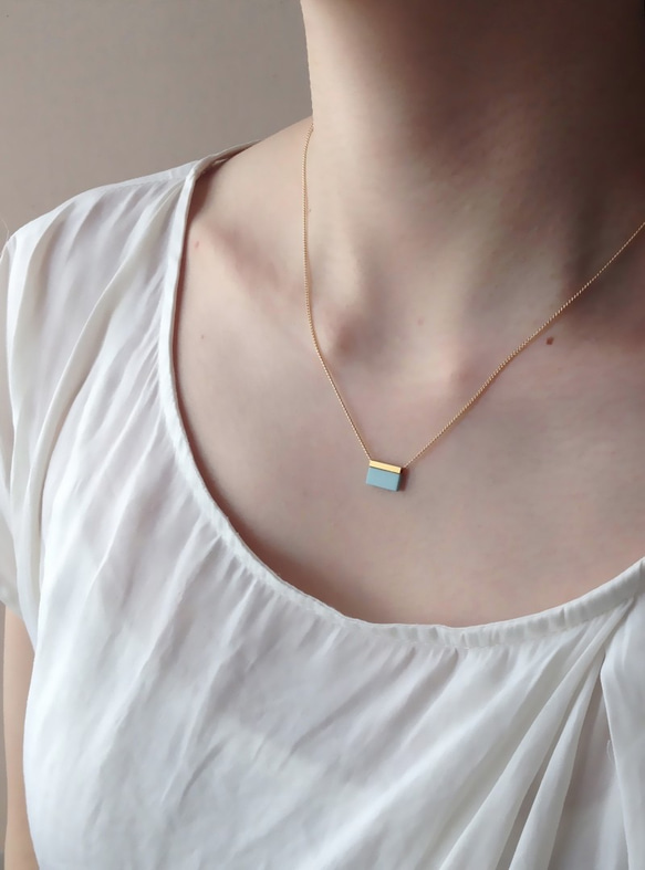【2016 S/S】MINT & GOLD Necklace 4枚目の画像