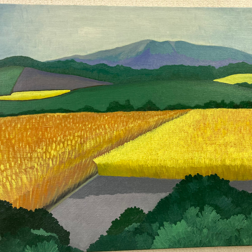 田舎の風景　　油絵 田舎風景】#油彩画 #芸術 #油絵 #絵 #アート #oilpainting #oil