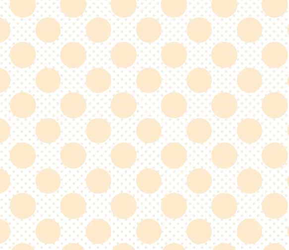 Dots on dots yellow ドット　イエロー　ポピーコットン 2枚目の画像