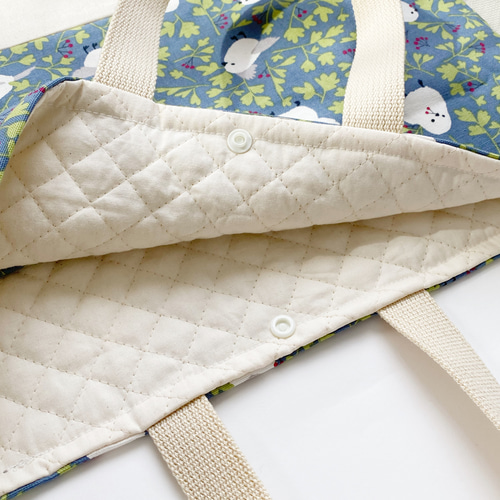 たんぼ☆ ハンドメイド シマエナガ 入学セット 入園・入学・習い事にも☆シマエナガのレッスンバッグ