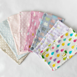 新柄追加☆水筒肩ひもカバー☆シートベルトカバーにも☆優しい色合い☆リバーシブル 3枚目の画像