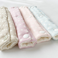 新柄追加☆水筒肩ひもカバー☆シートベルトカバーにも☆優しい色合い☆リバーシブル 11枚目の画像