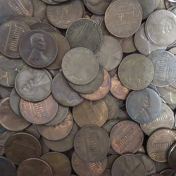 ラッキーペニー 10枚　アメリカ 1セント硬貨 （未洗浄） 2枚目の画像
