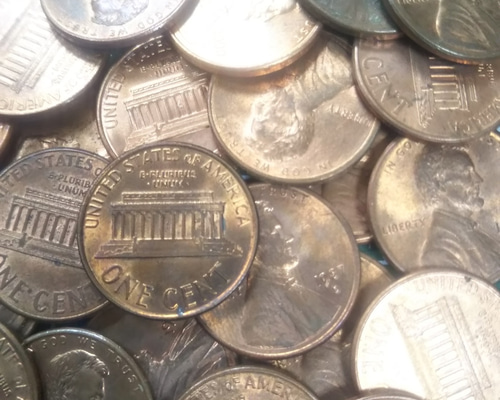 ラッキーペニー 5枚 アメリカ 1セント硬貨 その他素材 coinringsbygeru