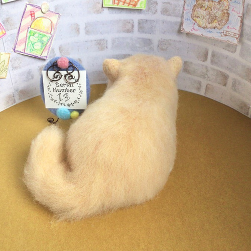 猫羊毛ぬいぐるみ 羊毛フェルト猫の通販（4ページ目） | iichi 日々の暮らしを