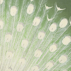 【NO.37】白い孔雀の日本画アートポスター和柄☆お正月鳥和モダン和室インテリア雑貨☆ハガキA4A3A2A1B4B3B2 4枚目の画像