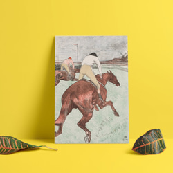 【NO.57】競馬☆乗馬☆アニマルヴィンテージアートポスター☆ヴィンテージイラスト 5枚目の画像