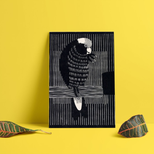 Masuo 鳥の絵画 黒フレーム 約30cm Masuo 鳥の絵画 黒フレーム 約30cm Masuo 鳥の絵画 黒フレーム 約30cm