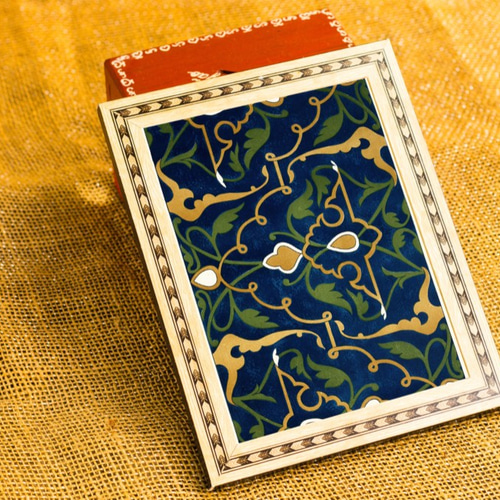 NO.158】オリエンタルなヴィンテージ模様アートポスター☆モダン