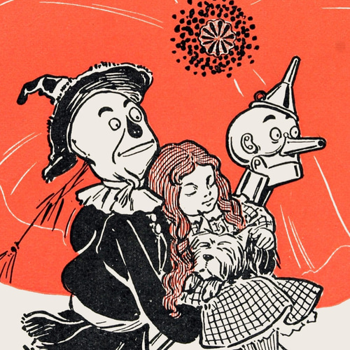 NO.201】オズの魔法使いイラストアートポスター☆レトロポップモダン