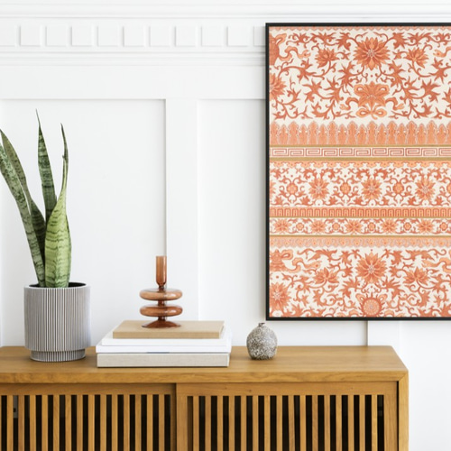 l'Affiche Orientaliste/ビンテージポスター オリエンタル NO.230】中華チャイナ模様のヴィンテージアートポスター☆中国