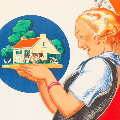 NO.249】アメリカンレトロなカントリーアートポスター☆ヴィンテージ