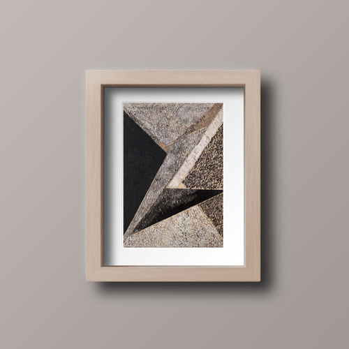 NO.264】シュプレマティズムアートポスター☆前衛美術幾何学個性的ユニ