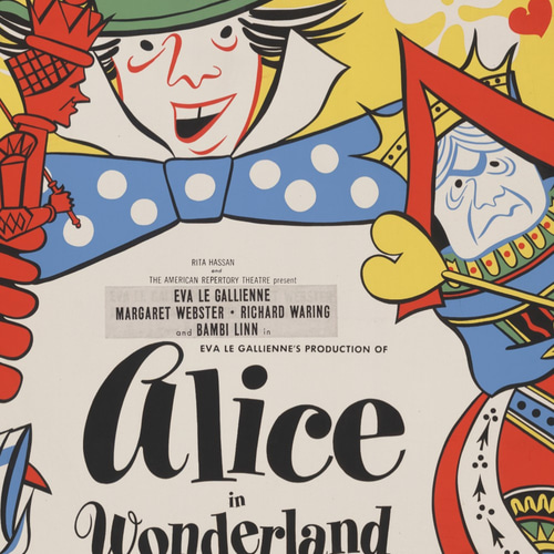 NO.298】不思議の国のアリスヴィンテージアートポスター☆メルヘン