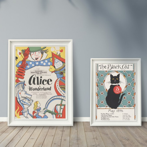 NO.298】不思議の国のアリスヴィンテージアートポスター☆メルヘン