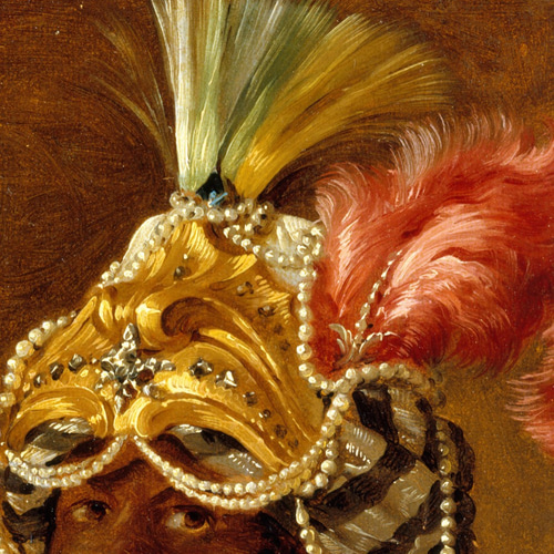 NO.305】ゴージャスな装飾のドレスのアフリカ系女性アート