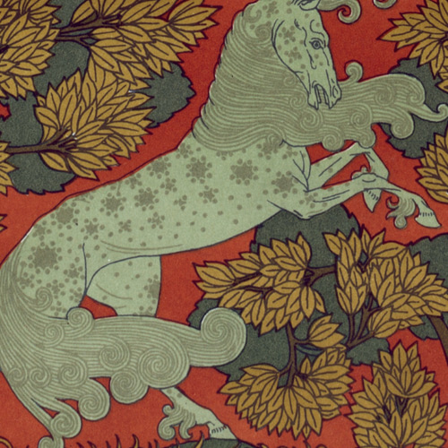 ②アールヌーボー水彩画作品