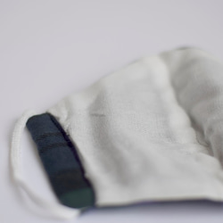 遠州織物【保湿・消臭】タータンチェック柄マスク(グリーン系) 7枚目の画像