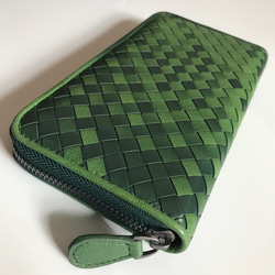 限定商品 財布 今年緑/グリーン系人気色 希少ラムスキン本革