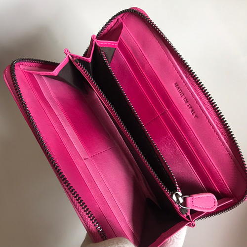 限定商品　イタリア製 希少ラムスキン 本革 編み込み 長財布羊革 ハンドメイド 限定商品 イタリア製希少ラムスキン本革編み込み 長財布/羊革