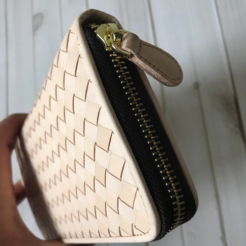 新作品 男女兼用 フルレザー大容量長財布本革 ラウンドファスナー  