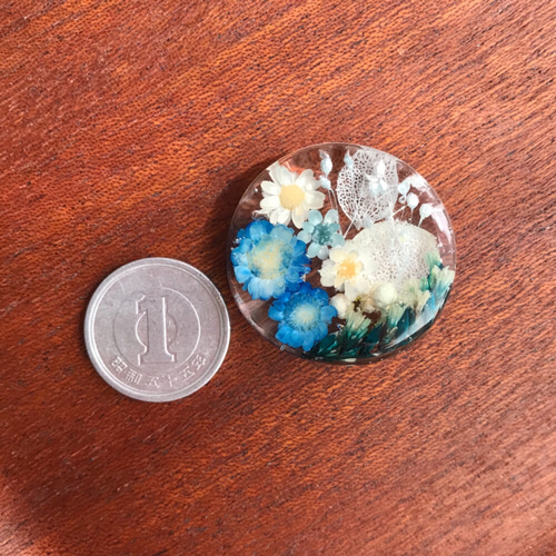 ドライフラワー沢山✴︎ピンクのお花の髪飾り ポニーフック